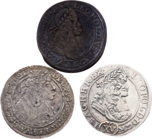 Leopold I., 15 Kreuzer 16xx, 1664, 1691