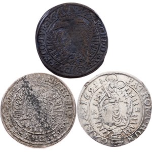 Leopold I., 15 Kreuzer 16xx, 1664, 1691