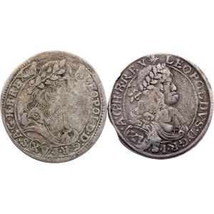 Leopold I., 15 Kreuzer 1664, 1680