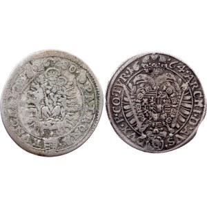 Leopold I., 15 Kreuzer 1664, 1680