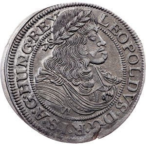 Leopold I., 6 Kreuzer 1677, NB-LM, Nagybanya