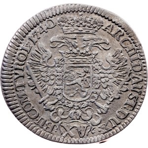 Charles VI., 15 Kreuzer 1740, Prague