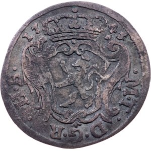 Maria Teresia, 1/2 Kreuzer 1745, Prague