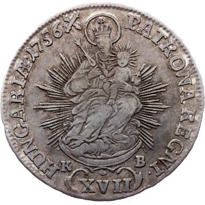 Maria Theresia, 17 Kreuzer 1756, Kremnitz