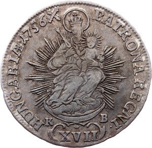 Maria Theresia, 17 Kreuzer 1756, Kremnitz
