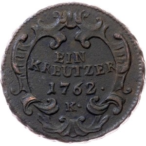 Maria Theresia, 1 Kreuzer 1762, K, Kremnitz