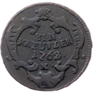 Maria Theresia, 1 Kreuzer 1762, K, Kremnitz