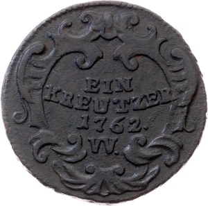 Maria Theresia, 1 Kreuzer 1762, W, Vienna
