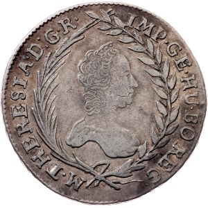 Maria Theresia, 20 Kreuzer 1763, KB, Kremnitz
