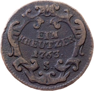 Maria Theresia, 1 Kreuzer 1763, S, Schmöllnitz