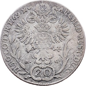 Maria Teresia, 20 Kreuzer 1769, HG, Karlsburg