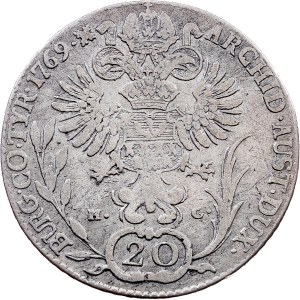 Maria Teresia, 20 Kreuzer 1769, HG, Karlsburg