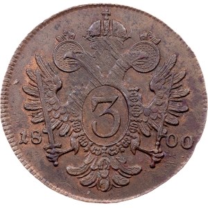 Franz I. (II.), 3 Kreuzer 1800, C, Prague