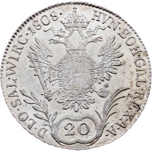 Franz I. (II.), 20 Kreuzers  1808, Kremnitz