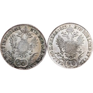 Franz I. (II.), 20 Kreuzer 1813, 1823