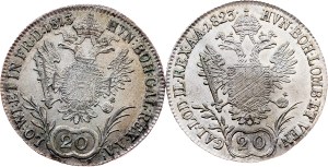 Franz I. (II.), 20 Kreuzer 1813, 1823