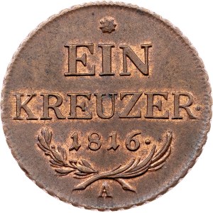 Franz I. (II.), 1 Kreuzer 1816, A, Wien