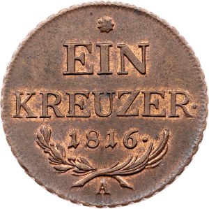 Franz I. (II.), 1 Kreuzer 1816, A, Wien