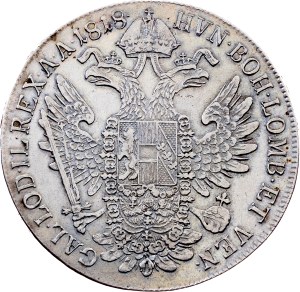Franz I. (II.), 1 Thaler 1818, V, Venice