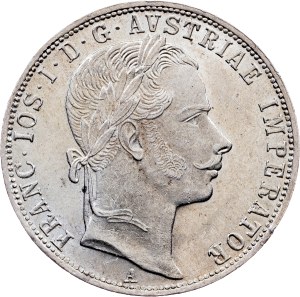 Franz Joseph I., 1 Florin 1860, Vienna