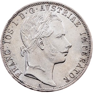 Franz Joseph I. , 1 Florin 1861, Vienna