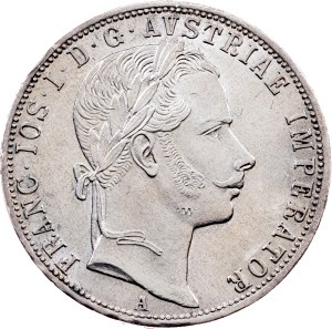 Franz Joseph I. , 1 Florin 1861, Vienna