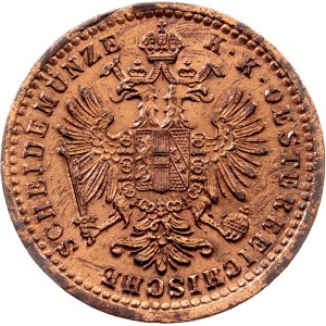 Franz Joseph I. , 1 Kreuzer 1861, Vienna