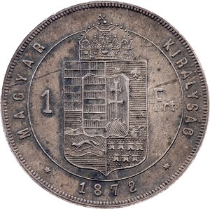 Franz Joseph I., 1 Forint 1872, KB, Kremnitz