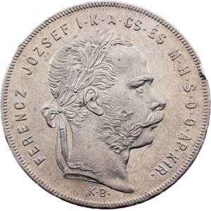 Franz Joseph I., 1 Forint 1875, KB, Kremnitz