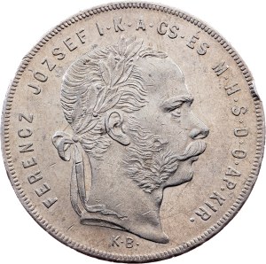 Franz Joseph I., 1 Forint 1875, KB, Kremnitz