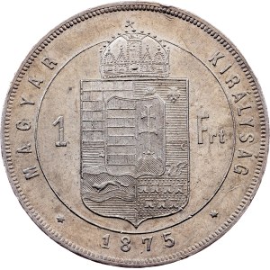 Franz Joseph I., 1 Forint 1875, KB, Kremnitz