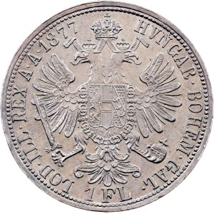 Franz Joseph I. , 1 Florin 1877, Vienna