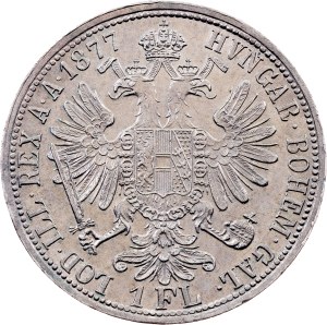Franz Joseph I. , 1 Florin 1877, Vienna