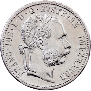 Franz Joseph I. , 1 Florin 1879, Vienna