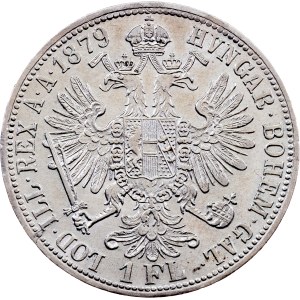 Franz Joseph I. , 1 Florin 1879, Vienna
