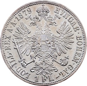 Franz Joseph I. , 1 Florin 1879, Vienna