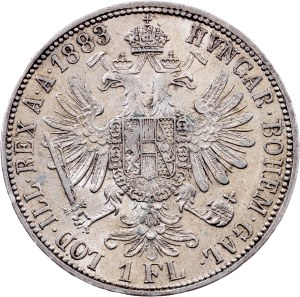 Franz Joseph I. , 1 Florin 1883, Vienna