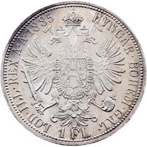 Franz Joseph I. , 1 Florin 1885, Vienna
