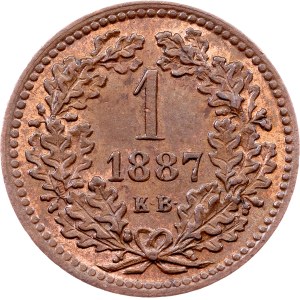 Habsburg, 1 Kreuzer  1887, Kremnitz