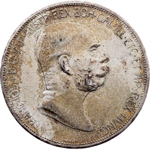 Franz Joseph I., 5 Kronen 1908, Vienna