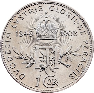Franz Joseph I., 1 Krone 1908, Vienna