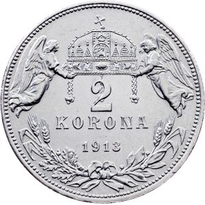 Franz Joseph I., 2 Korona 1913, Kremnitz