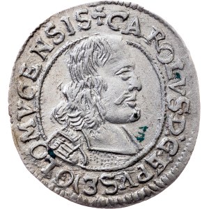 Charles II. of Liechtenstein-Kastelkorn , 3 Kreuzer 1668, Kremsier