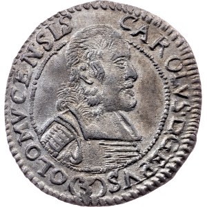 Charles II. of Liechtenstein-Kastelkorn , 3 Kreuzer 1668, Kremsier