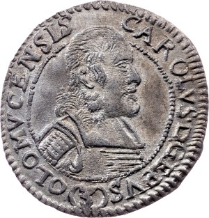 Charles II. of Liechtenstein-Kastelkorn , 3 Kreuzer 1668, Kremsier