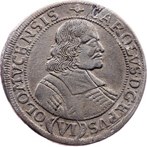 Charles II. of Liechtenstein-Kastelkorn, 6 Kreuzer 1675, Kremsier