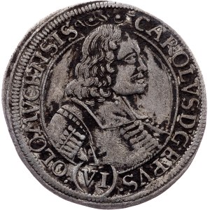 Charles II. of Liechtenstein-Kastelkorn, 6 Kreuzer 1678, Kremsier