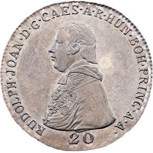 Rudolph John Joseph Rainier of Austria, 20 Kreuzer 1820, Vienna