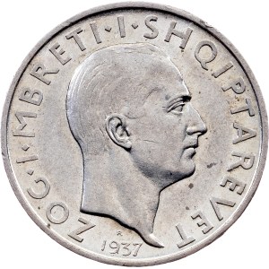 Albania, 1 Frang Ar 1937, Rome