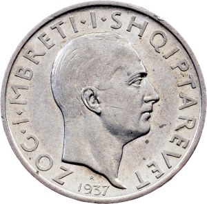 Albania, 1 Frang Ar 1937, Rome